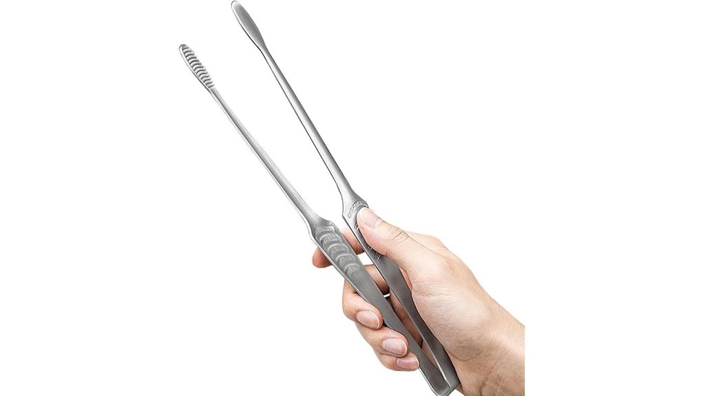 durable stainless steel tongs