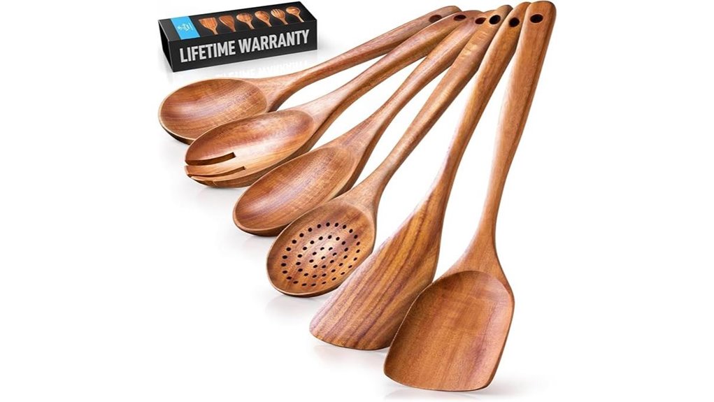 durable wooden cooking utensils