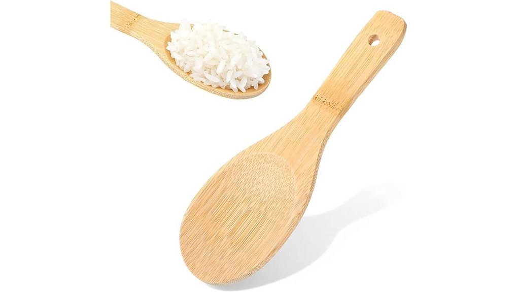 eco friendly bamboo serving utensil