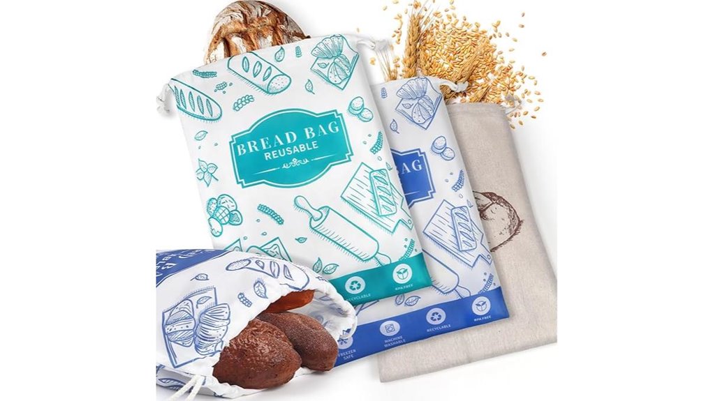 eco friendly bread storage bags