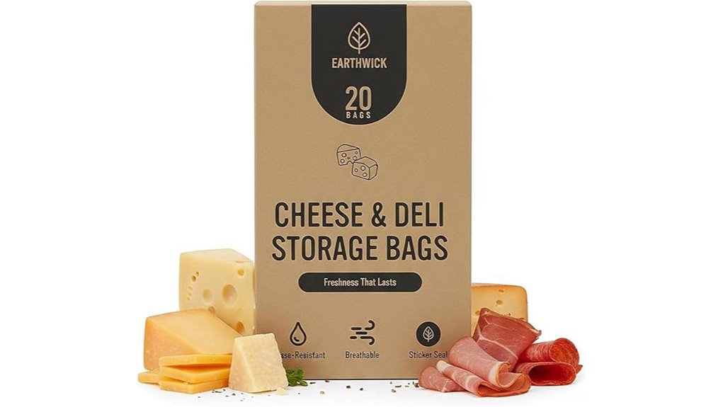 eco friendly cheese storage bags