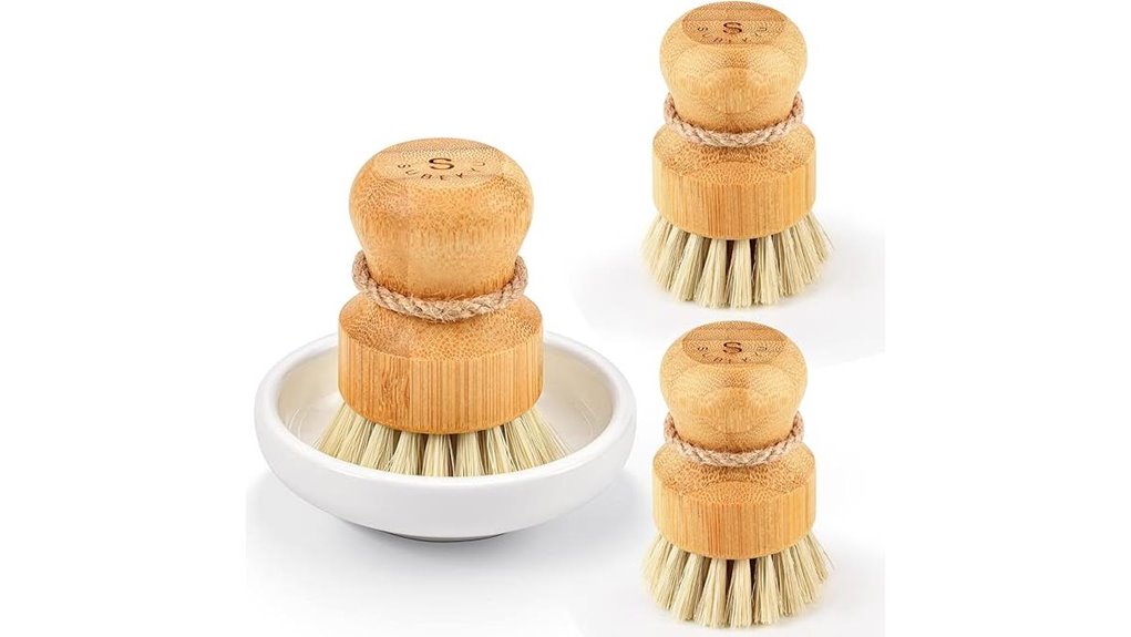 eco friendly cleaning brushes set