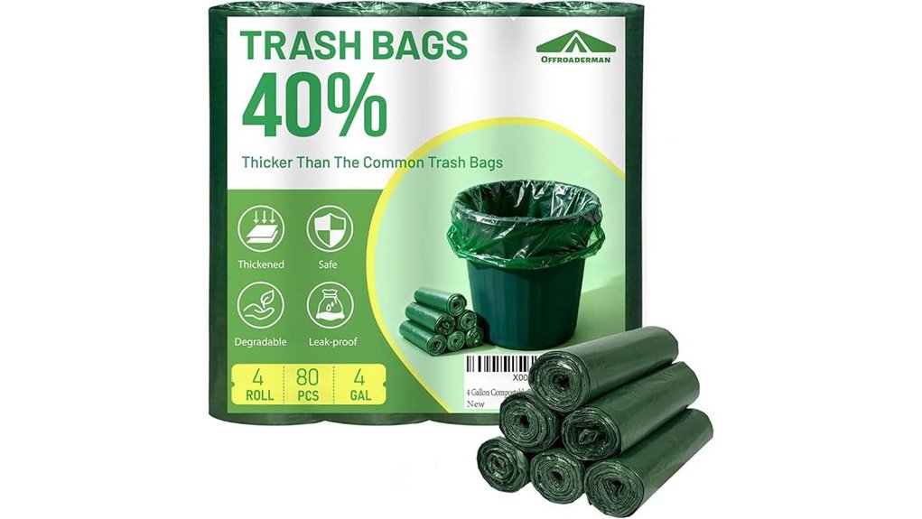 eco friendly compostable trash bags
