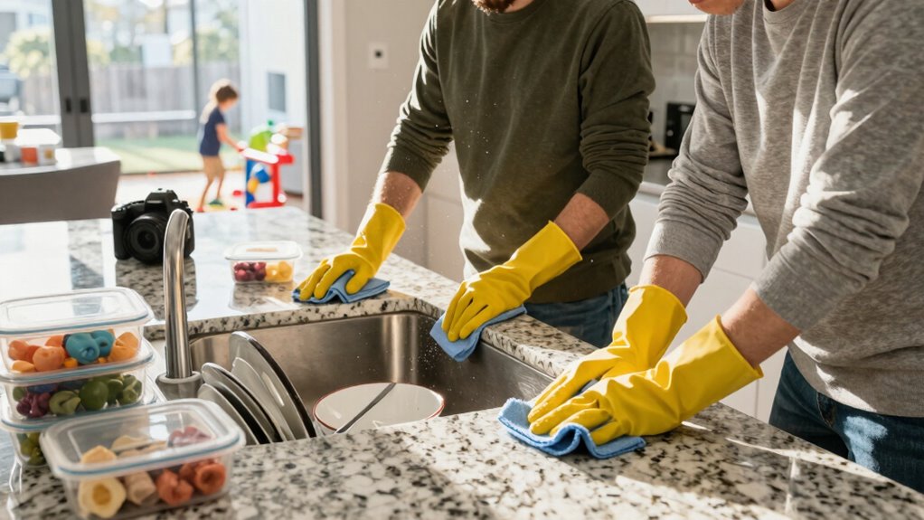 effective weekly kitchen cleaning