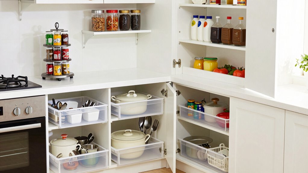 efficient cabinet organization tips