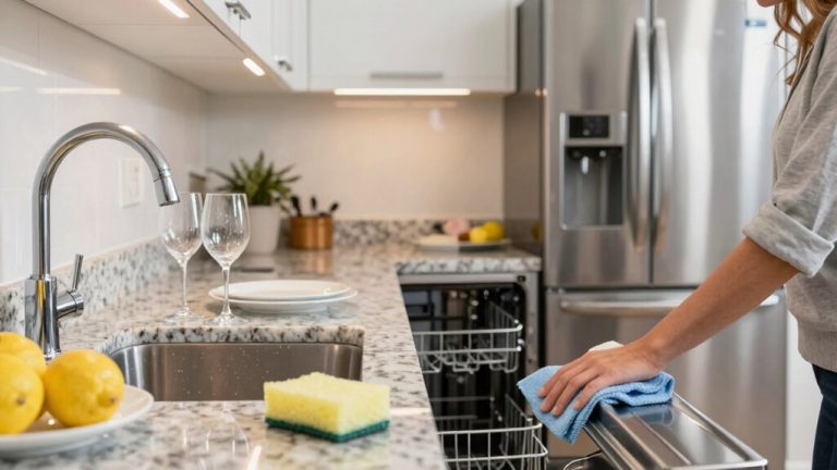 efficient post dinner kitchen cleanup