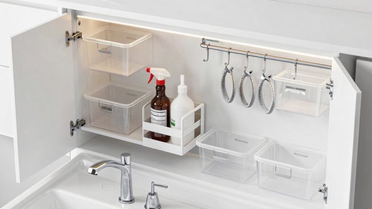 efficient under sink storage