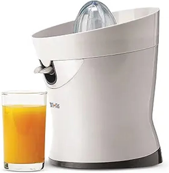 electric citrus juicer white