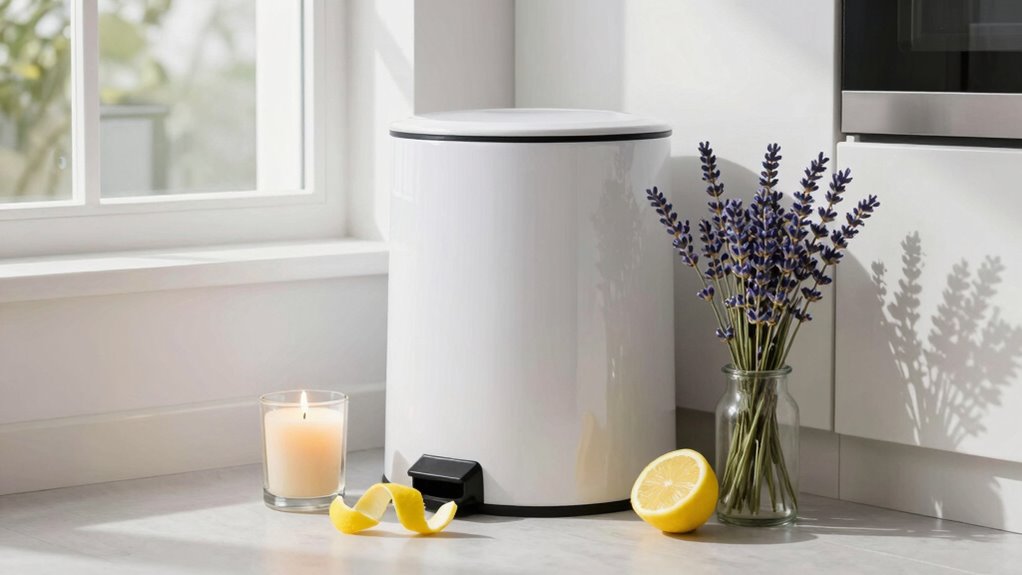 eliminate trash can odors