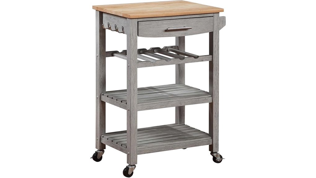 ellaine kitchen cart versatility