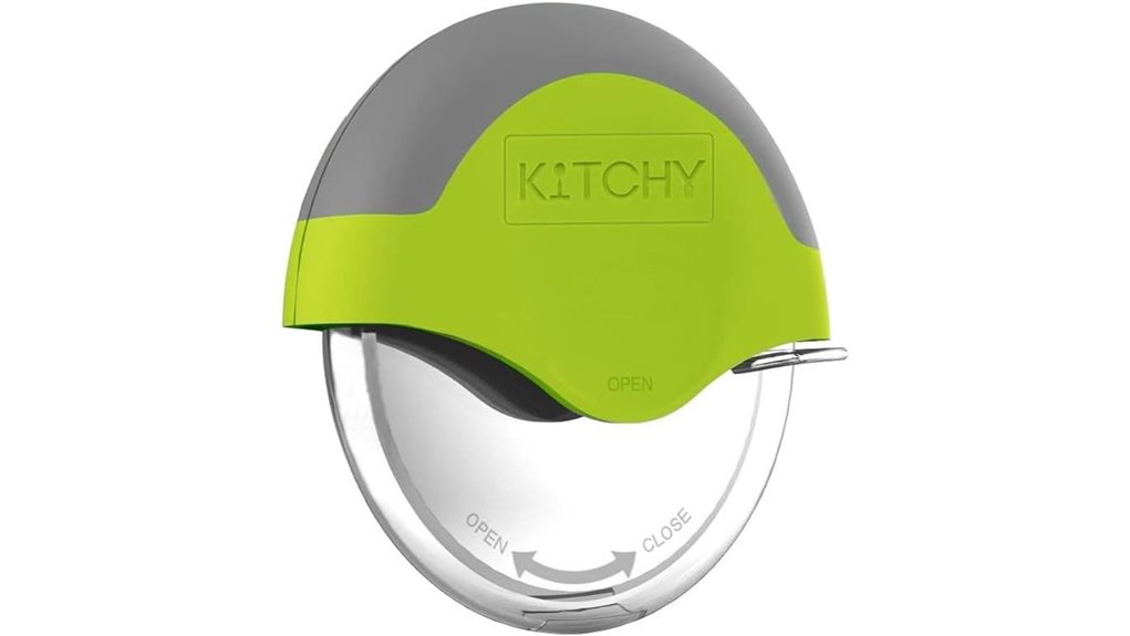 ergonomic green pizza cutter