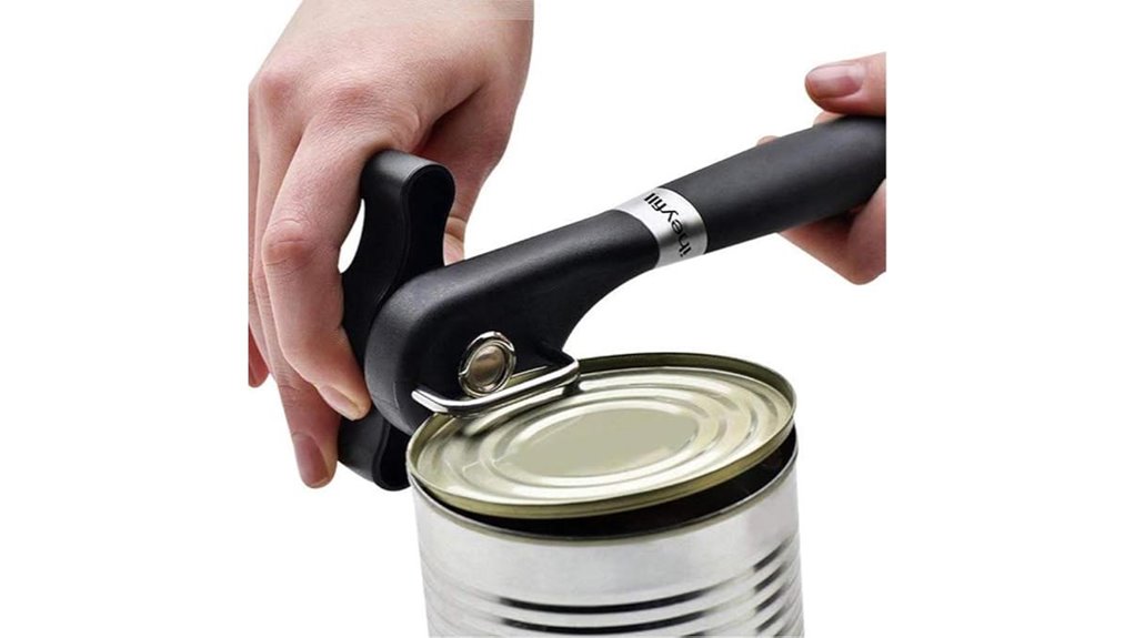 ergonomic stainless steel can opener