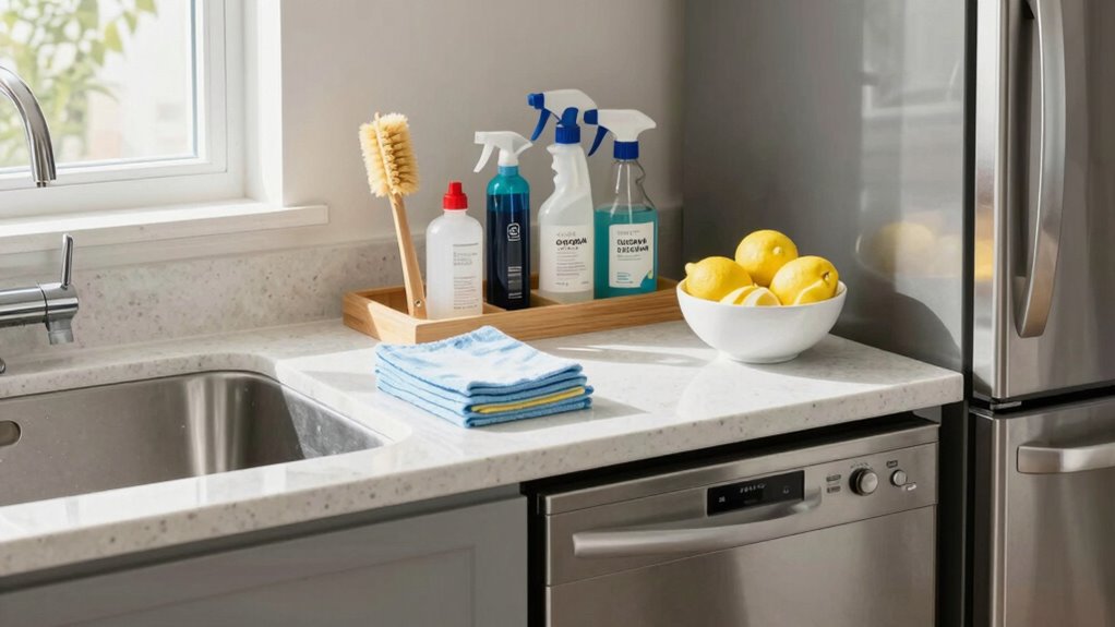 establish consistent cleaning habits