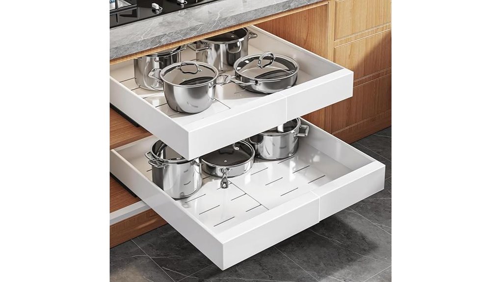 expandable cabinet organizer set