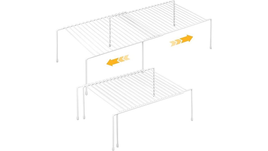 expandable cabinet shelf organizers