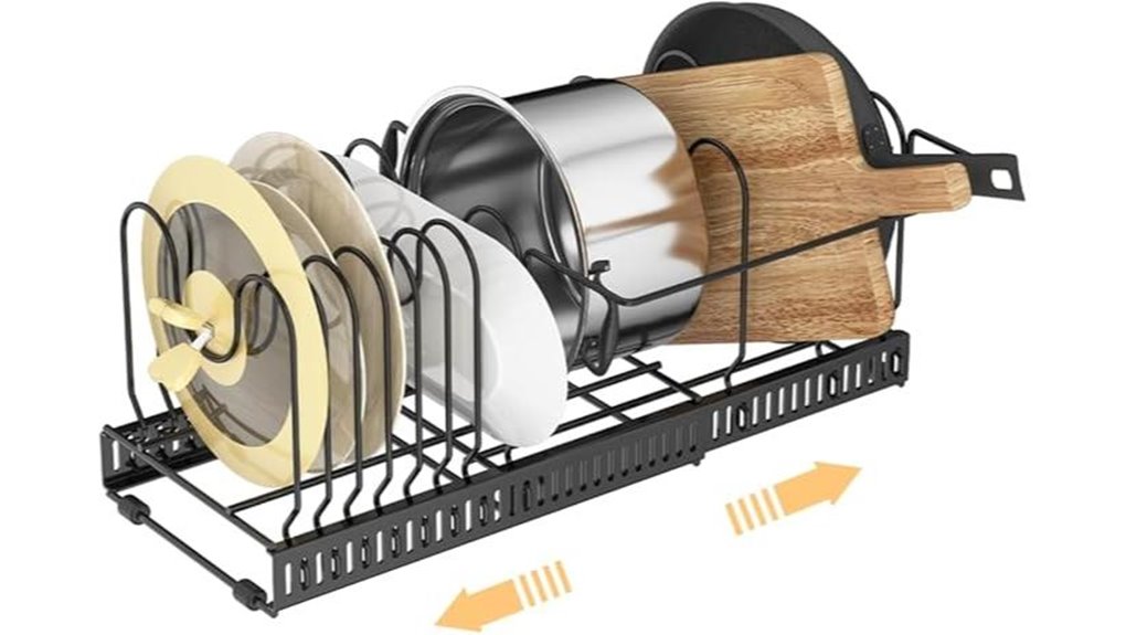 expandable cookware storage solution
