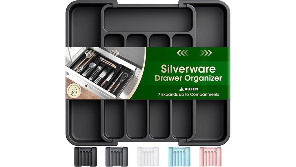 expandable kitchen drawer organizer