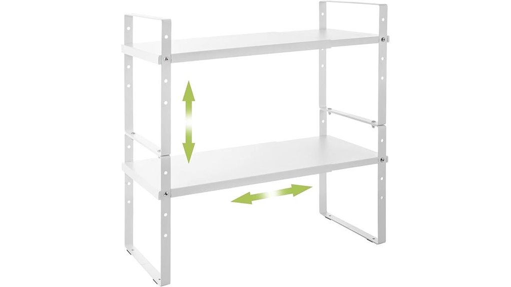 expandable kitchen organizer rack