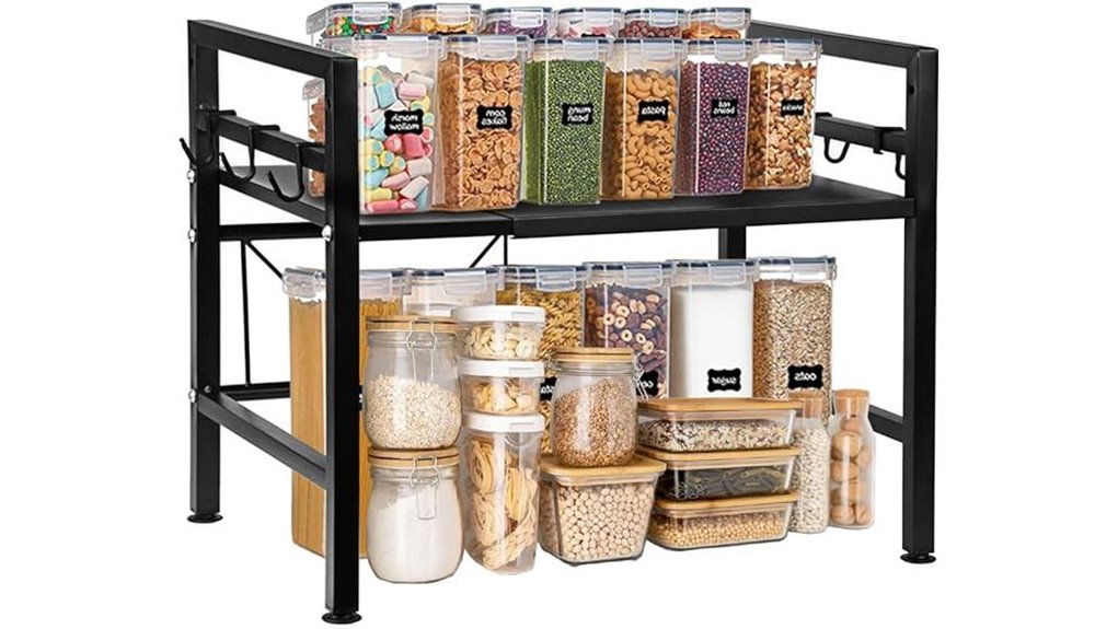expandable kitchen shelf organizer