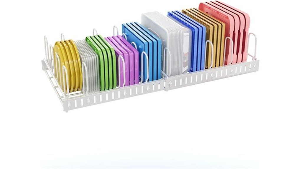 expandable lid organizer solution