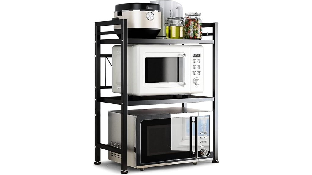 expandable microwave oven rack