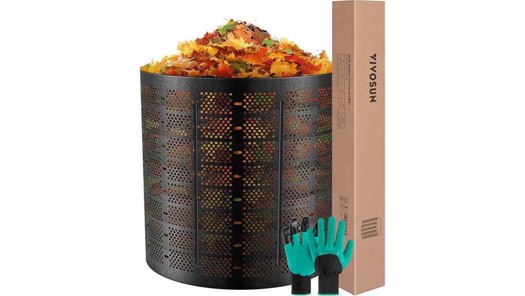 expandable outdoor compost bin