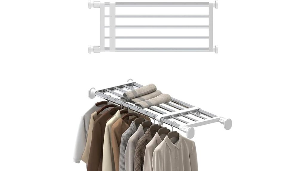 expandable shelf rod system