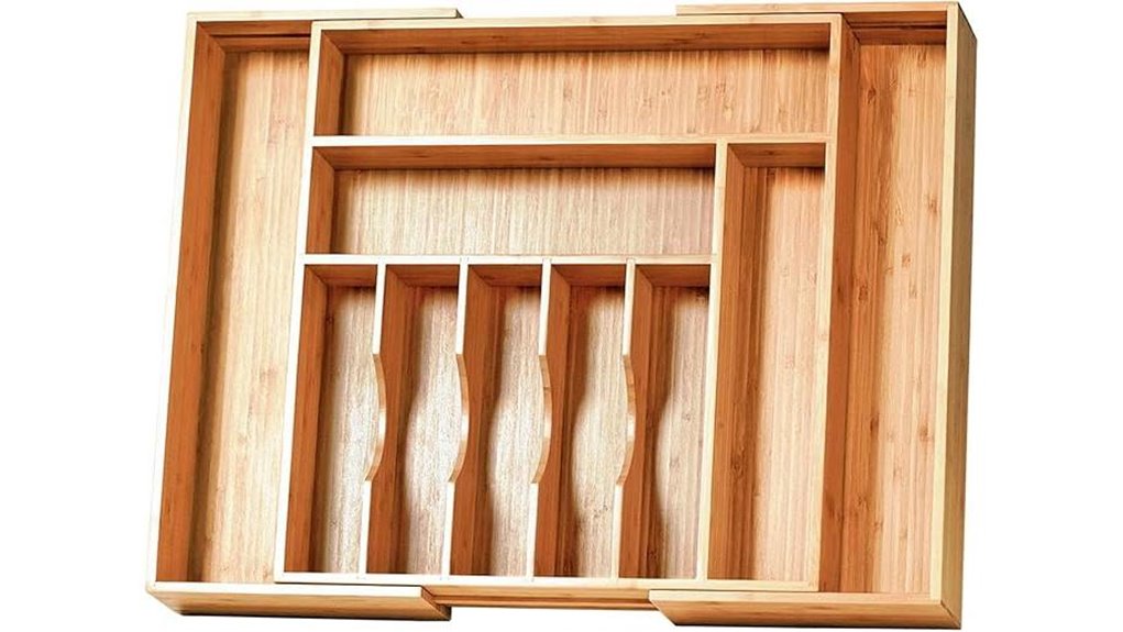 expandable silverware drawer organizer