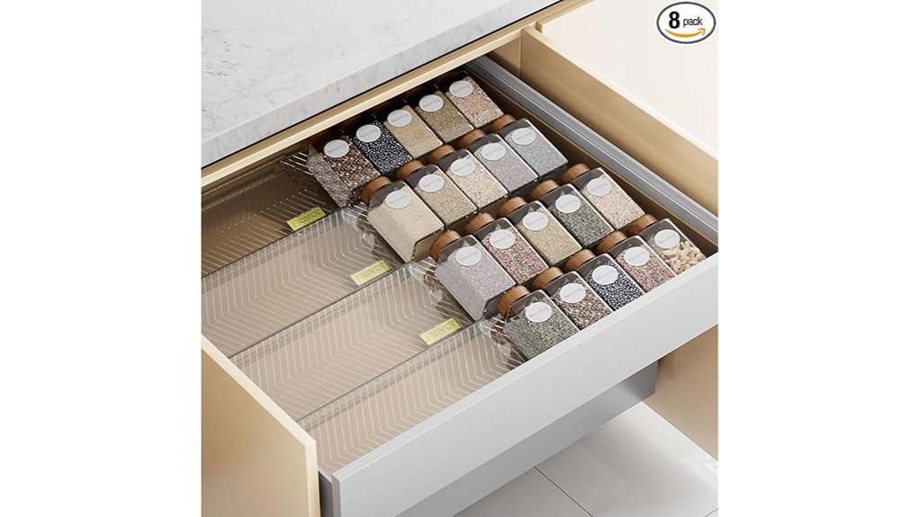 expandable spice drawer organizer