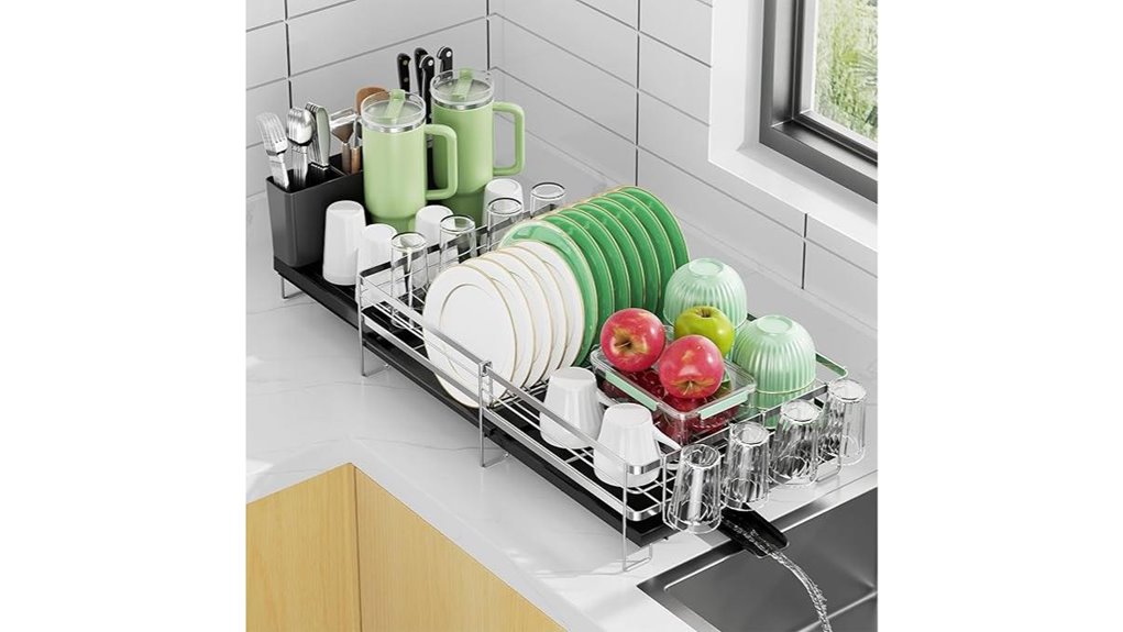 expandable stainless steel rack