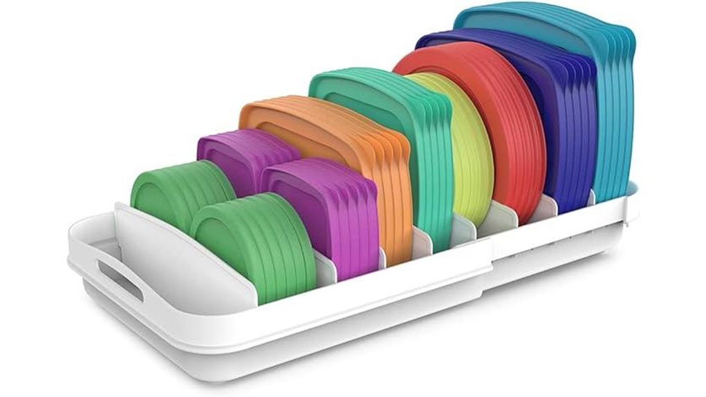 extendable lid organizer system