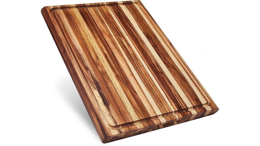 extra large teak cutting board