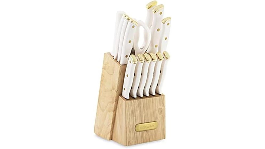 farberware knife block set