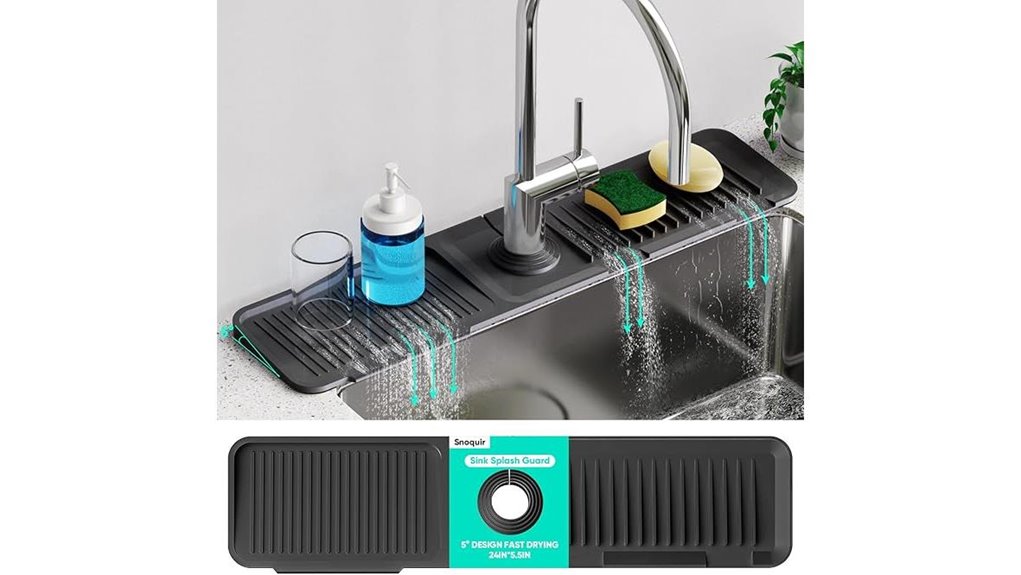 faucet mat for kitchen