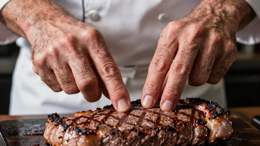 finger test for doneness