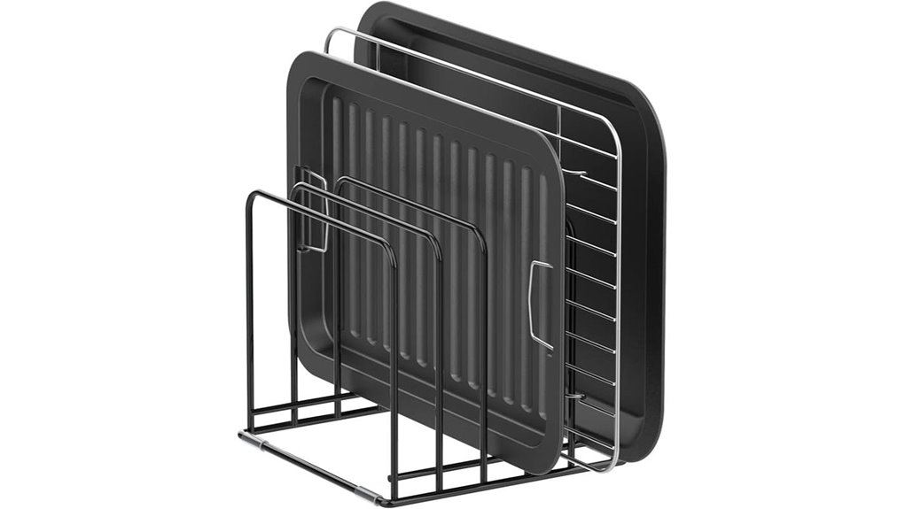 five slot cookware organizer