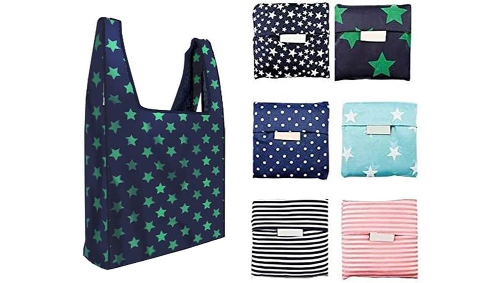 foldable washable grocery bags