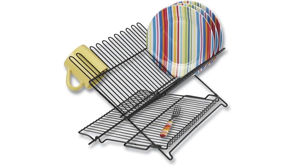folding dish drying rack