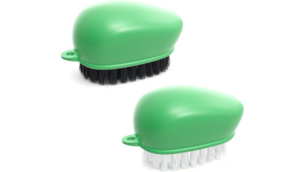 food scrubber with bristles
