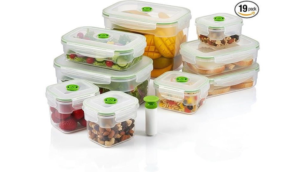 food storage vacuum containers