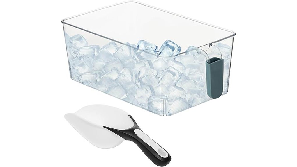 freezer ice bin set