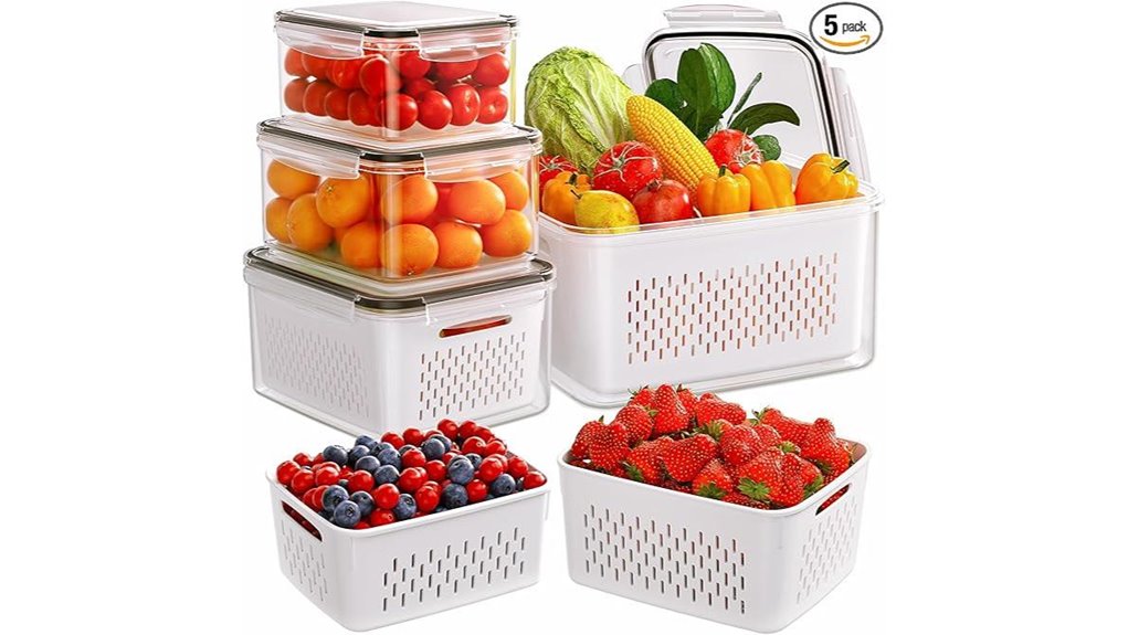 fresh produce storage set