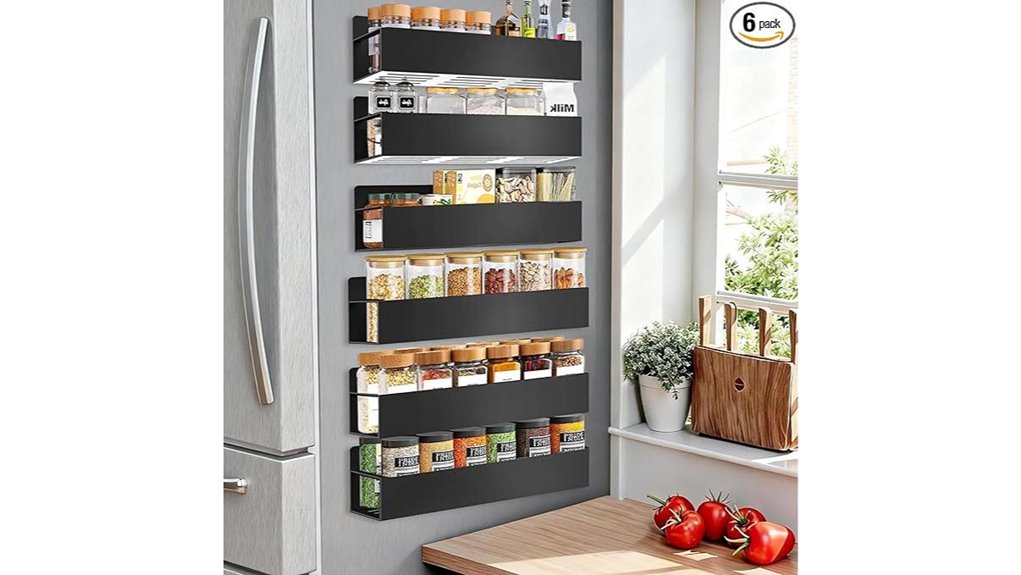 fridge magnetic spice holders