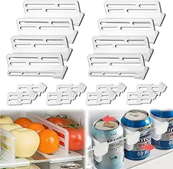 fridge organizer divider set