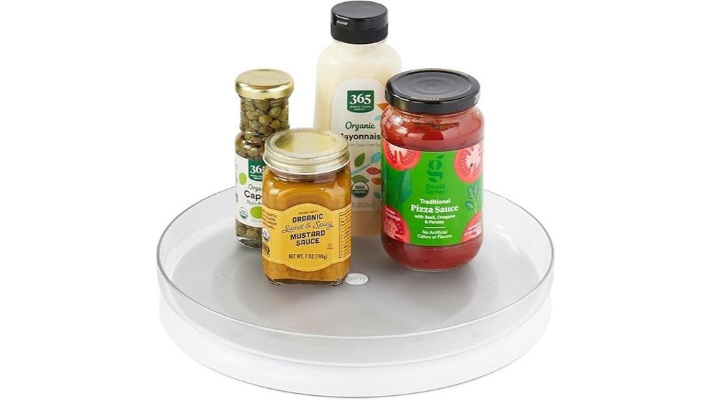 fridge turntable organizer solution