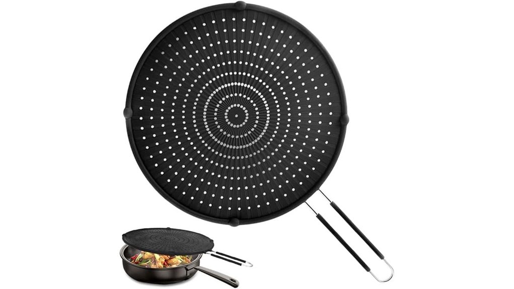 frying pan splatter guard