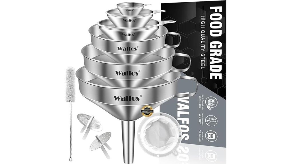 funnel set with strainer