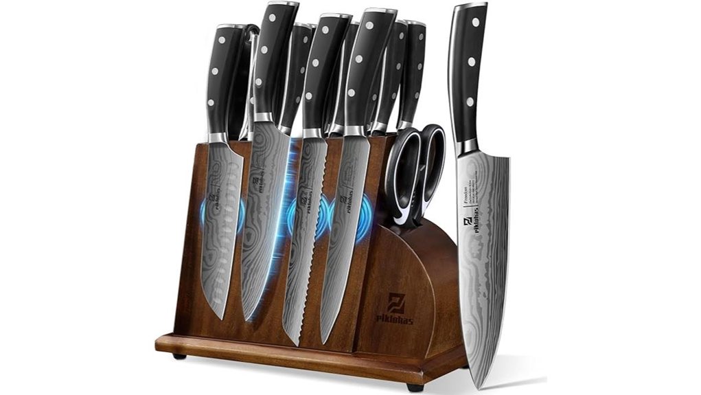 german damascus knife set