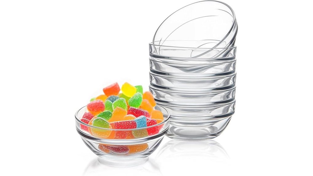 glass bowls for snacks