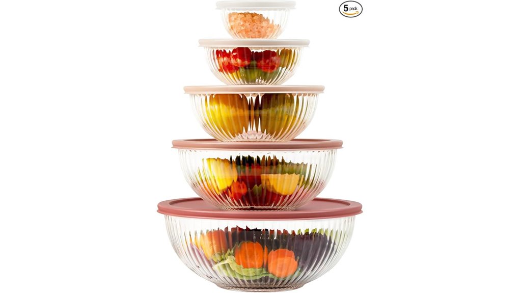 glass bowls with lids